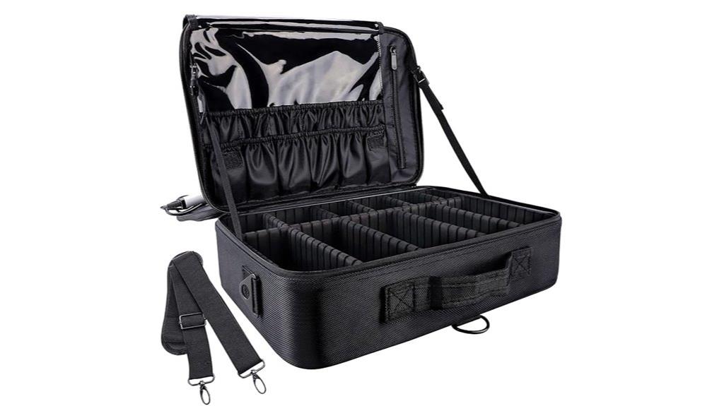 black large capacity travel case