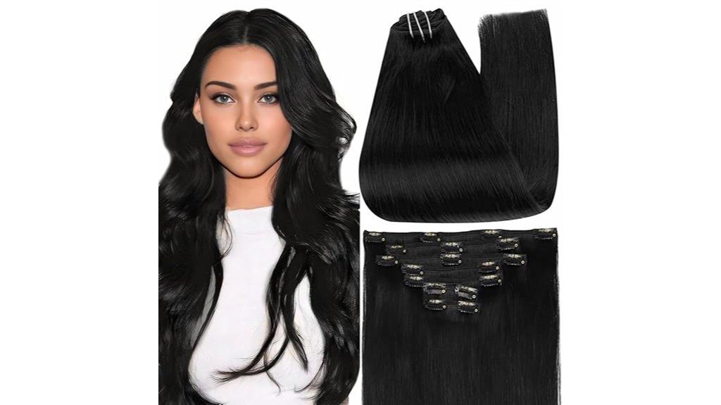 black remy hair extensions
