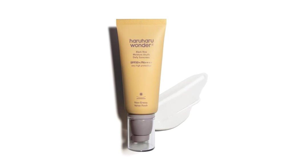 black rice sunscreen moisturizer