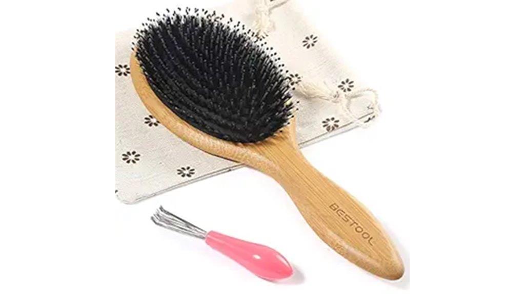 boar bristle hair brush