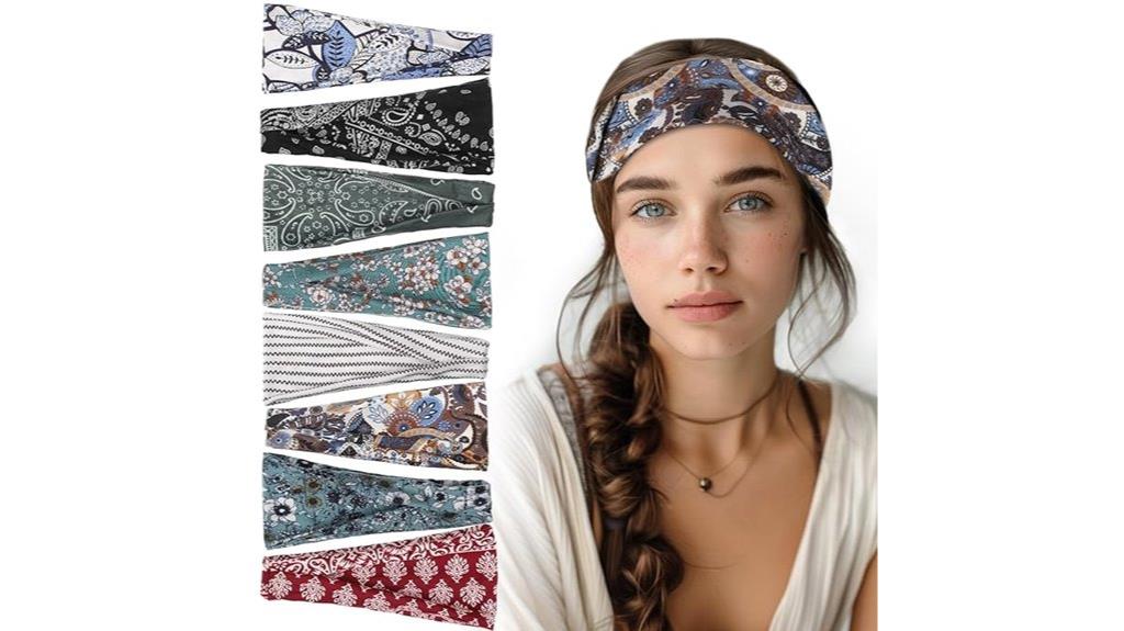 boho non slip headbands