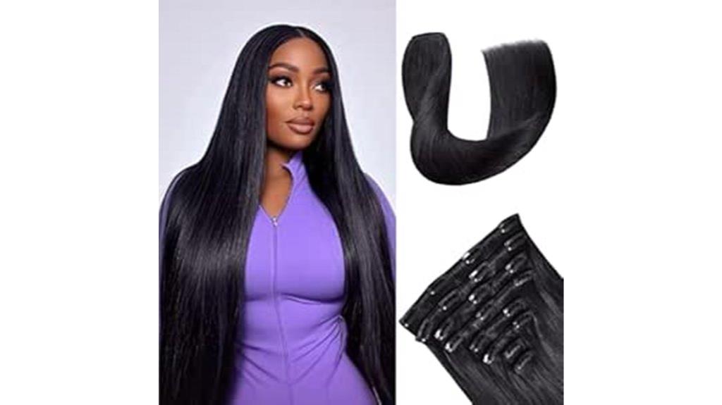 brazilian remy straight extensions