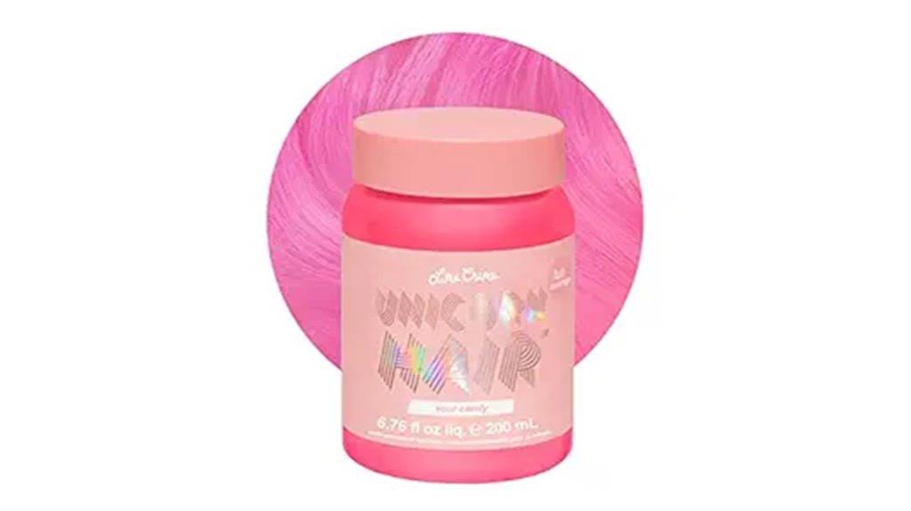 bright pink hair dye