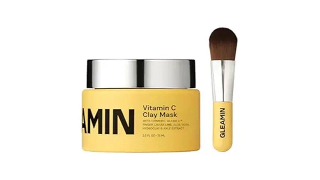 brightening clay mask treatment