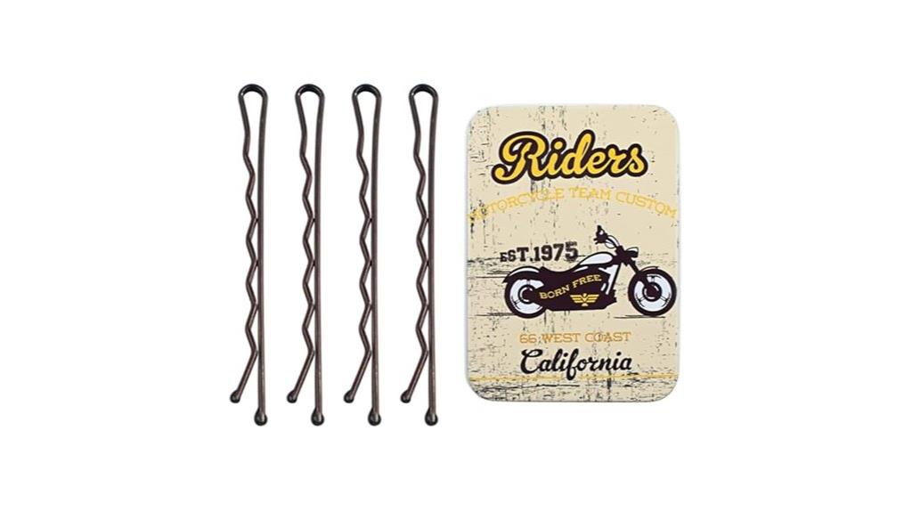 brown thick hair pins