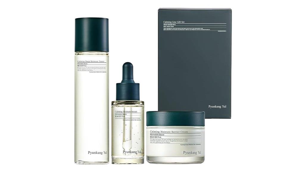 calming skincare gift set