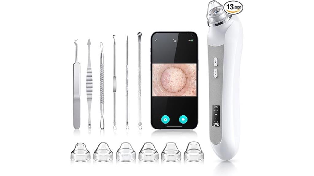 camera enabled face vacuum