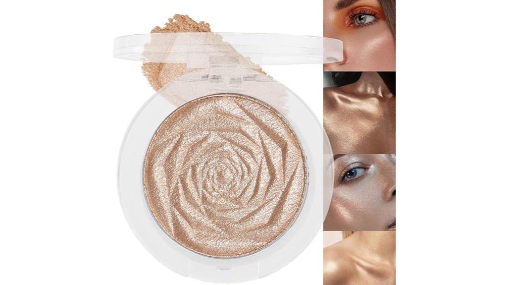 champagne gold glitter palette
