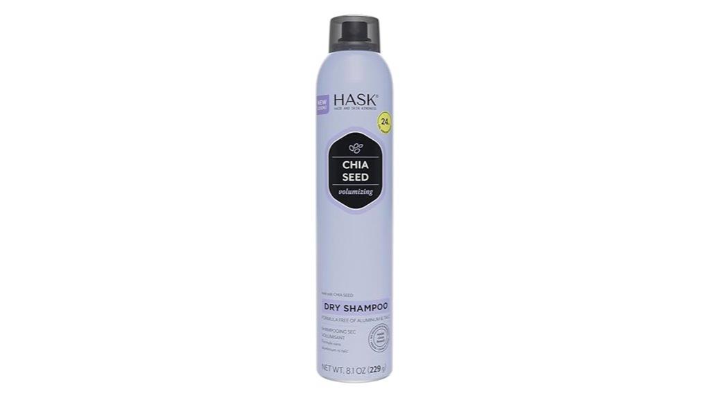 chia seed dry shampoo