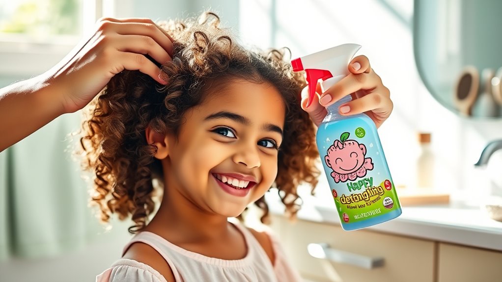 choosing gentle kid friendly sprays