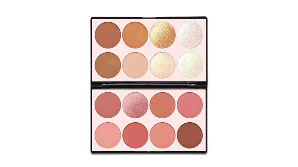 colorful contour makeup set