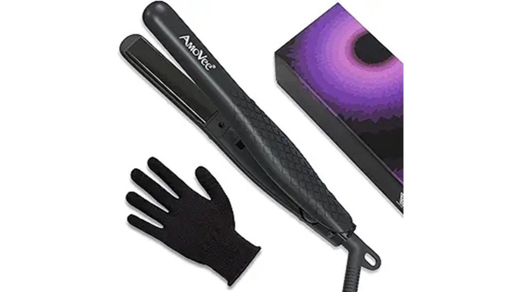 compact 0 7 inch flat iron