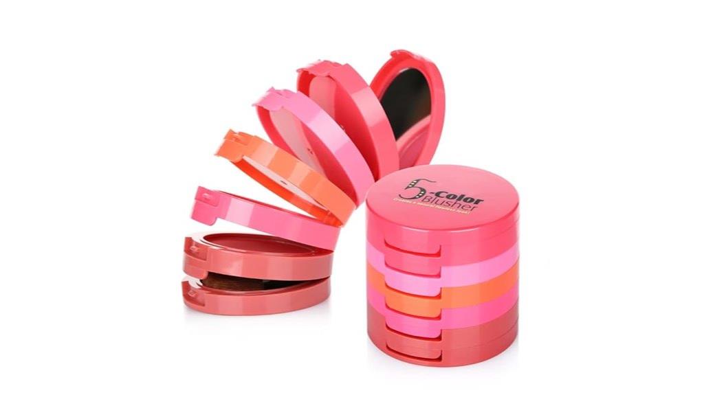 compact blush palette set