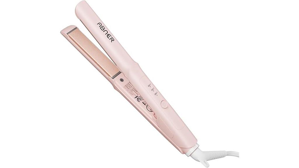 compact ceramic hair straightener
