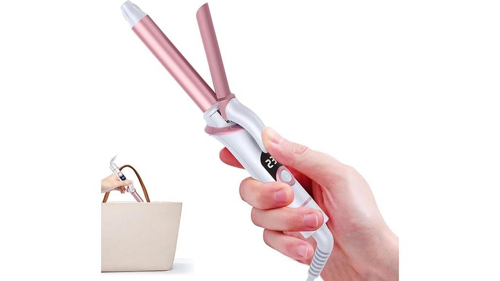 compact dual voltage curling iron
