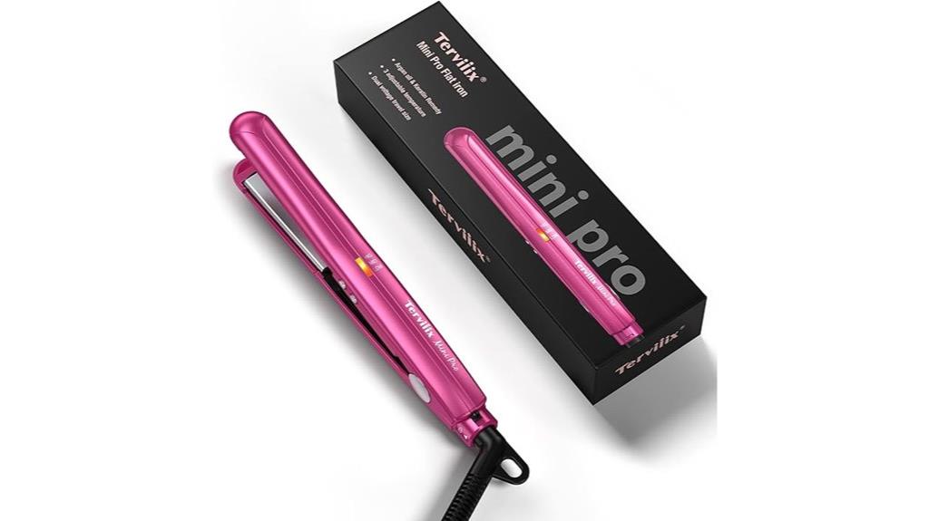 compact travel hair straightener