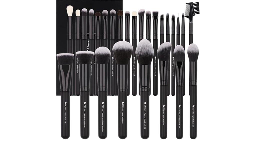 complete 27 piece makeup brush set