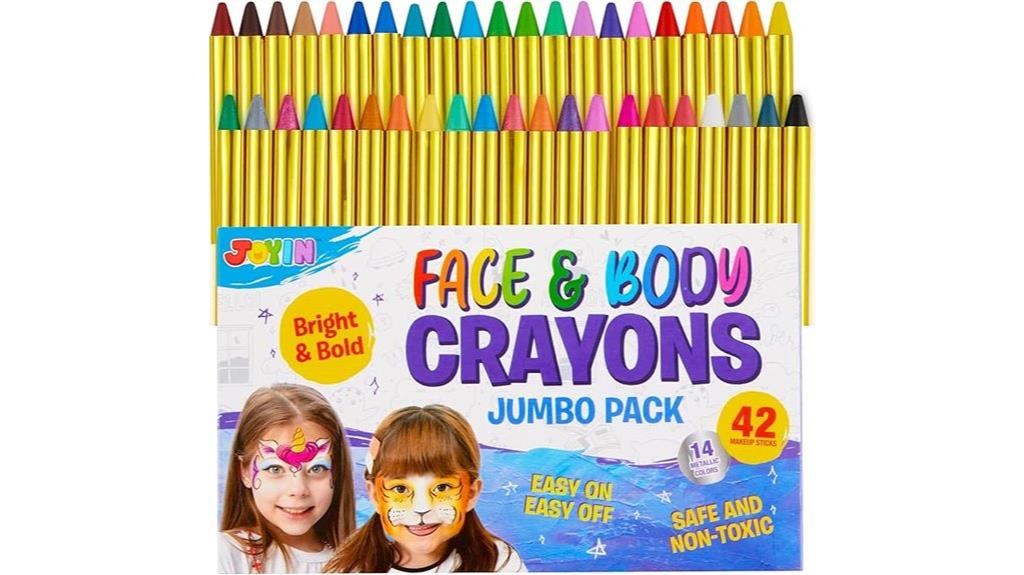 comprehensive face paint kit