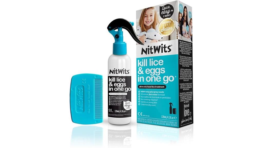 comprehensive head lice spray