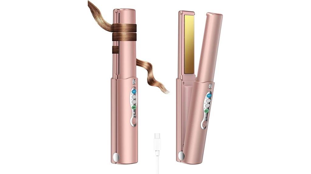 cordless titanium hair straightener