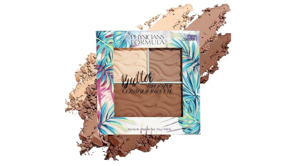 creamy tropical bronzing palette