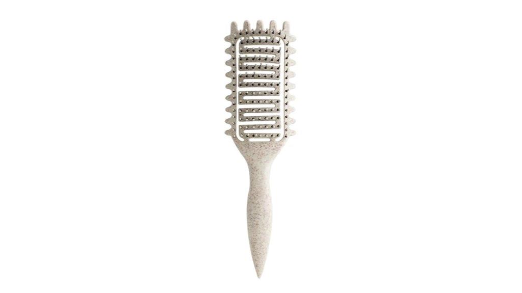 curl shaping brush beige