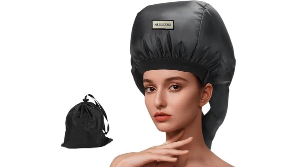 curly hair drying cap