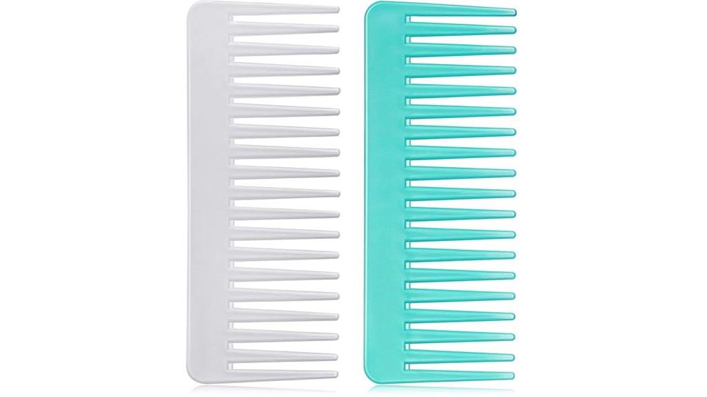 curly hair wide comb