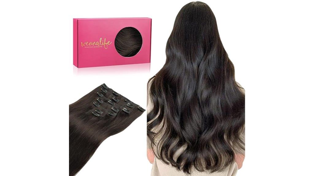 dark brown 18 inch