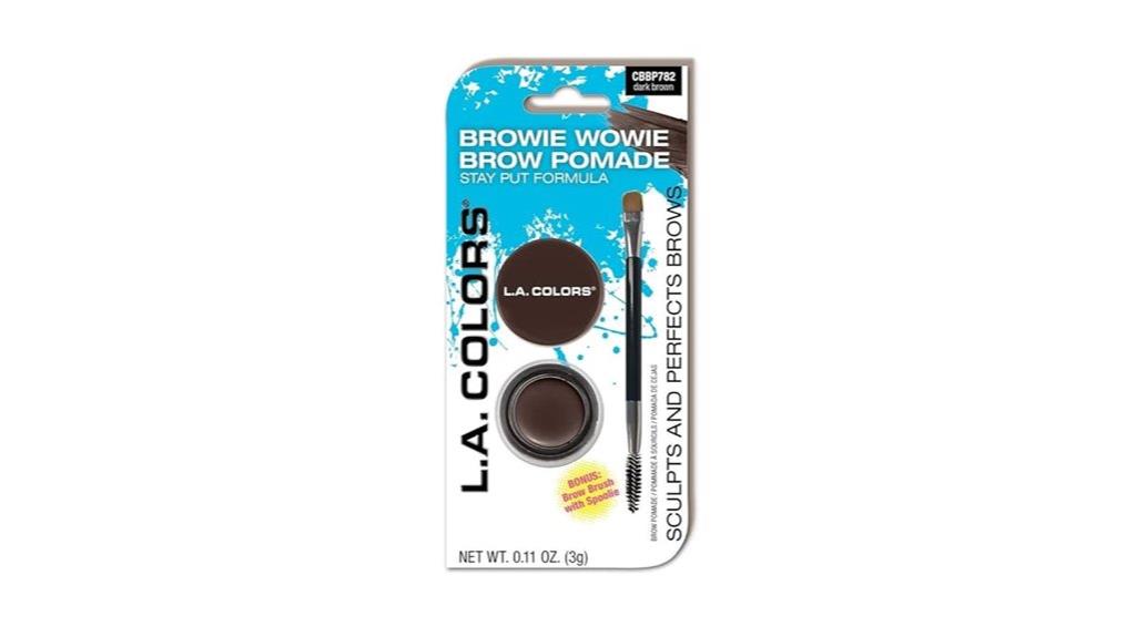 dark brown brow pomade