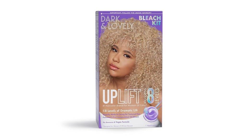 darkening skin with bleaching products