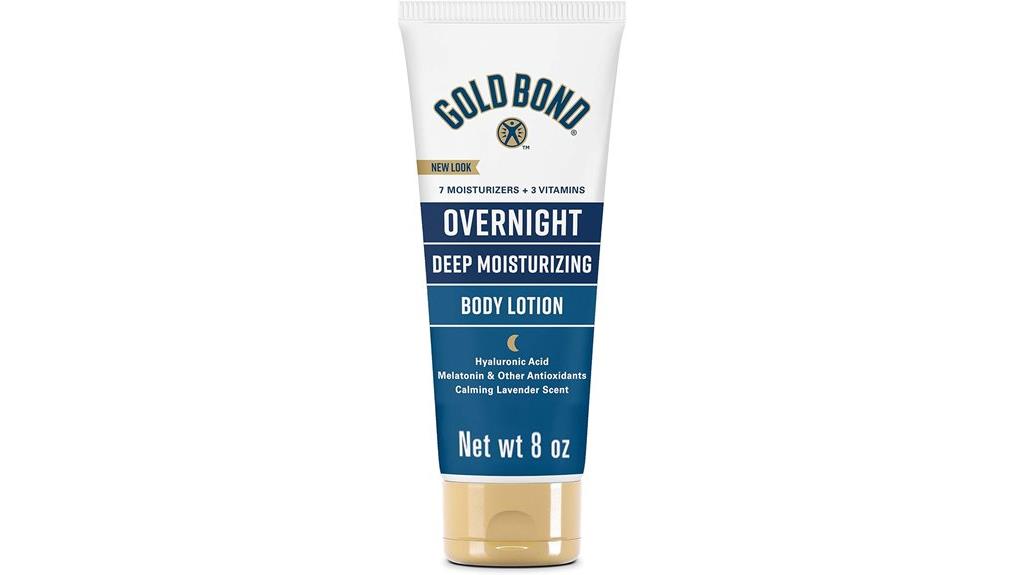 deep moisturizing overnight lotion