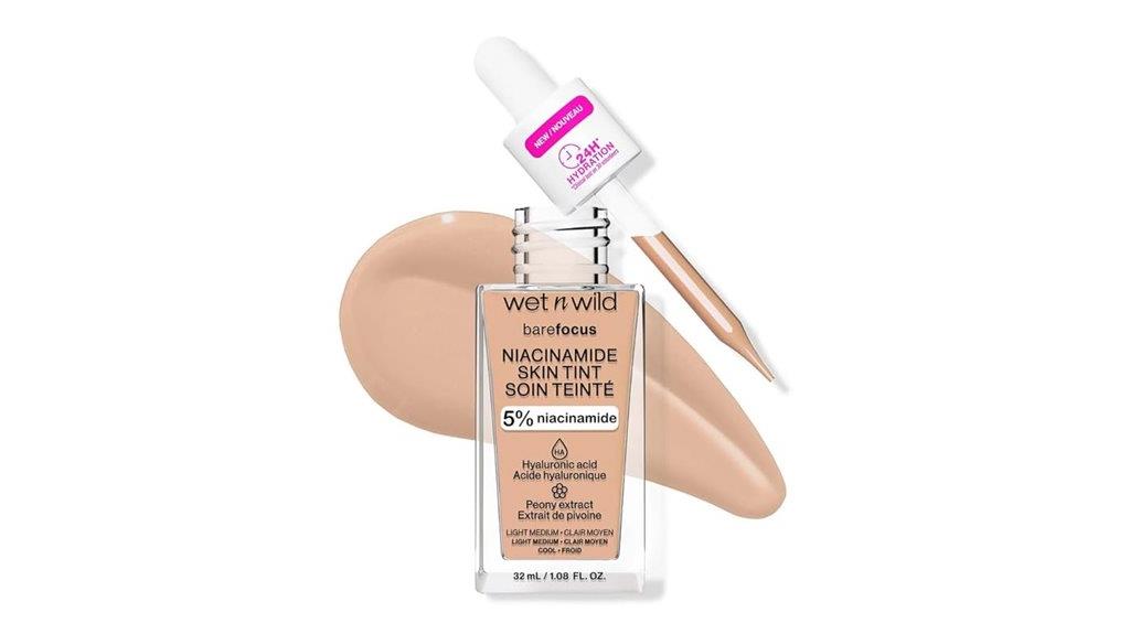 dewy skin tint with niacinamide