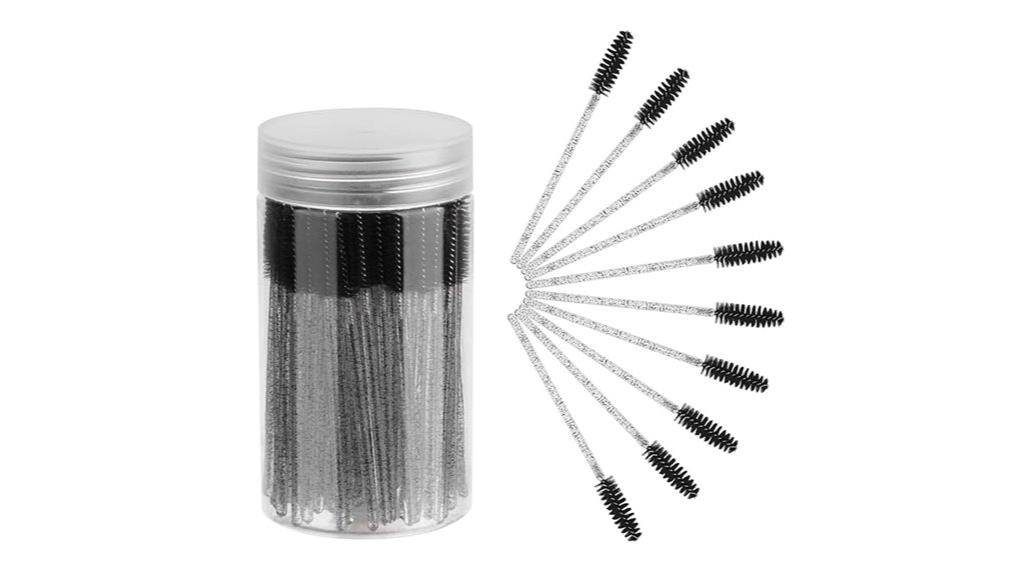 disposable eyelash brush pack
