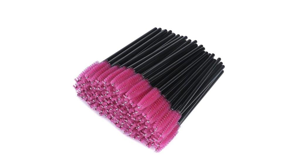 disposable eyelash brushes pack