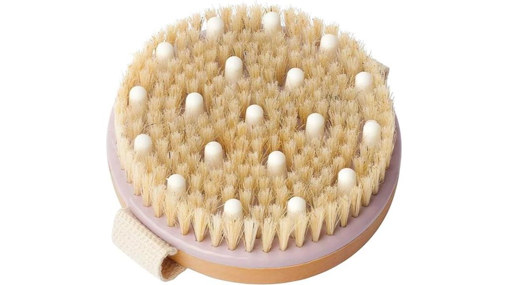 dry body lymphatic brush