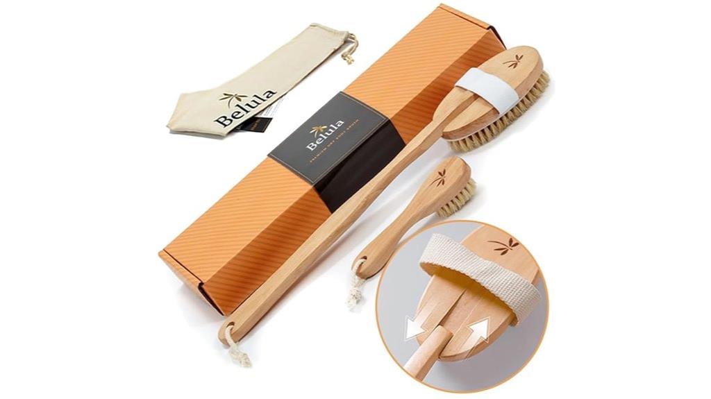 dry brushing body brush
