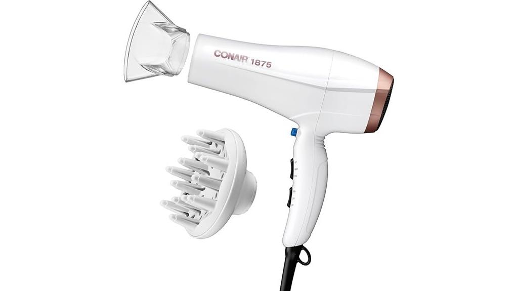 dual ceramic hair dryer