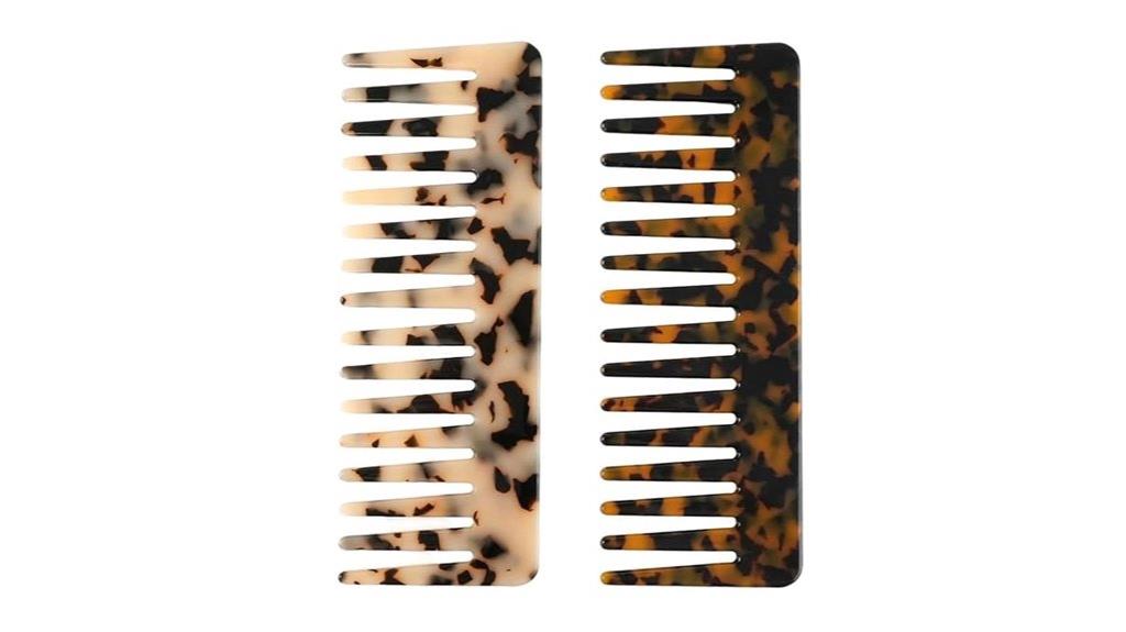 dual color hair combs