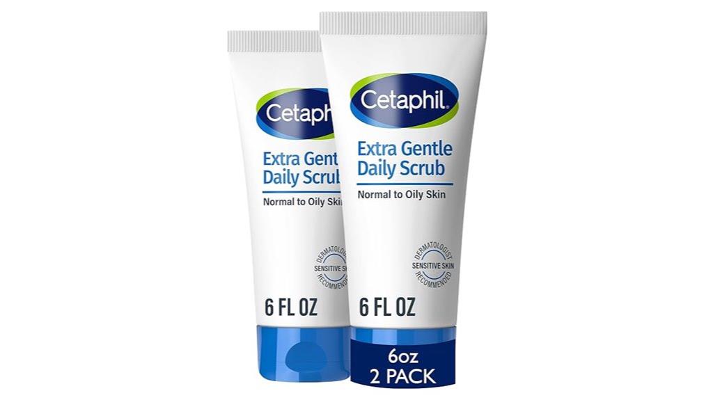 dual pack exfoliating facial wash
