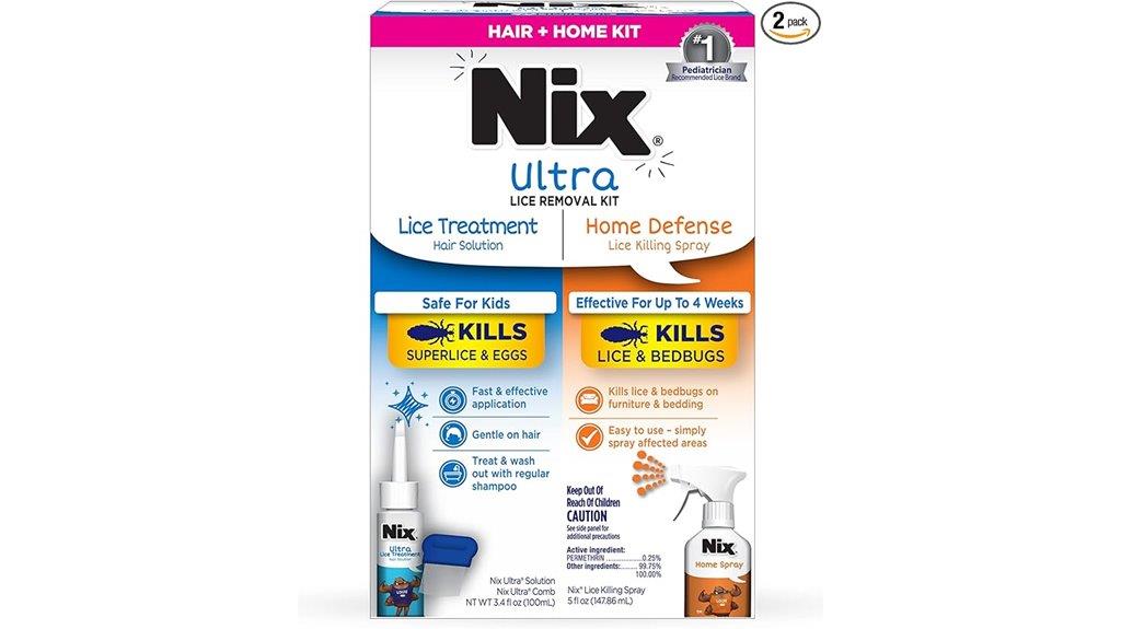 dual pack lice treatment kit