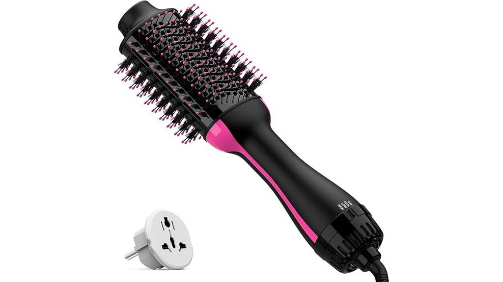dual voltage anti frizz styler