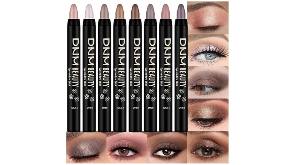 eight piece cream eyeshadow set