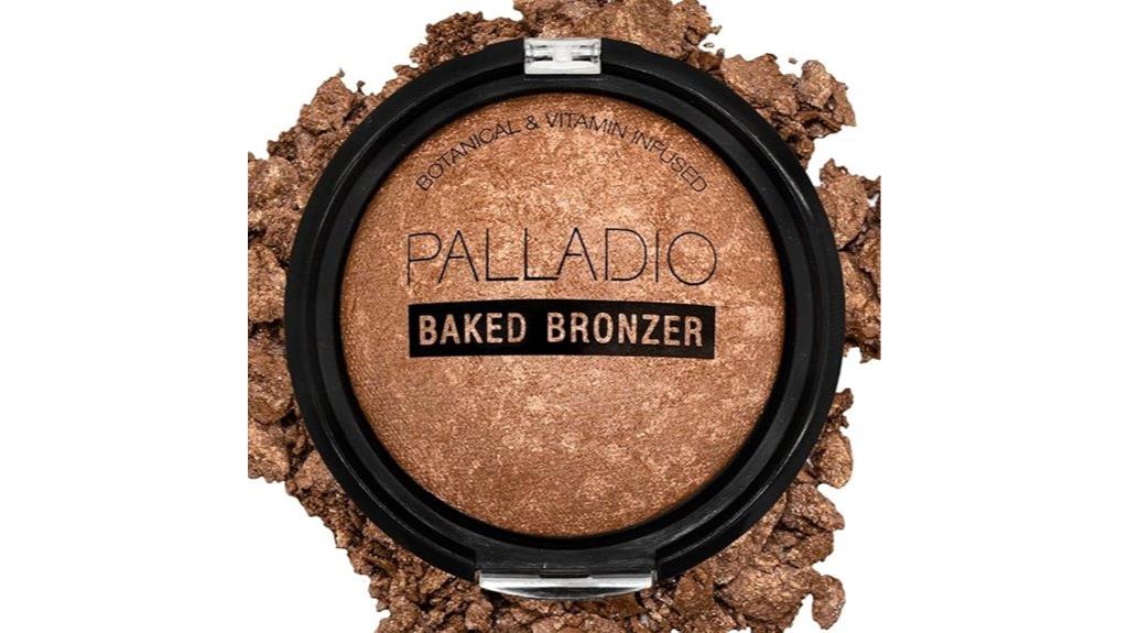 elegant bronzer powder compact