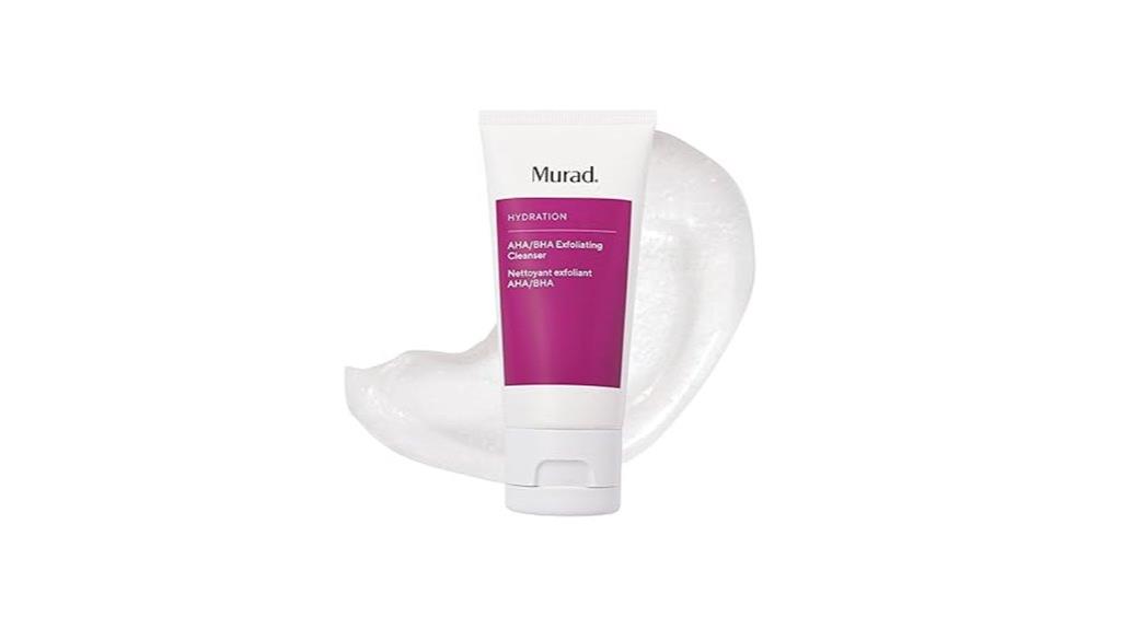 exfoliating cleanser with acids