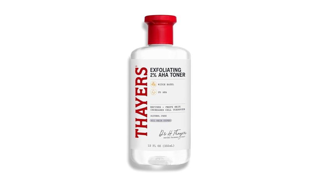 exfoliating toner with acids