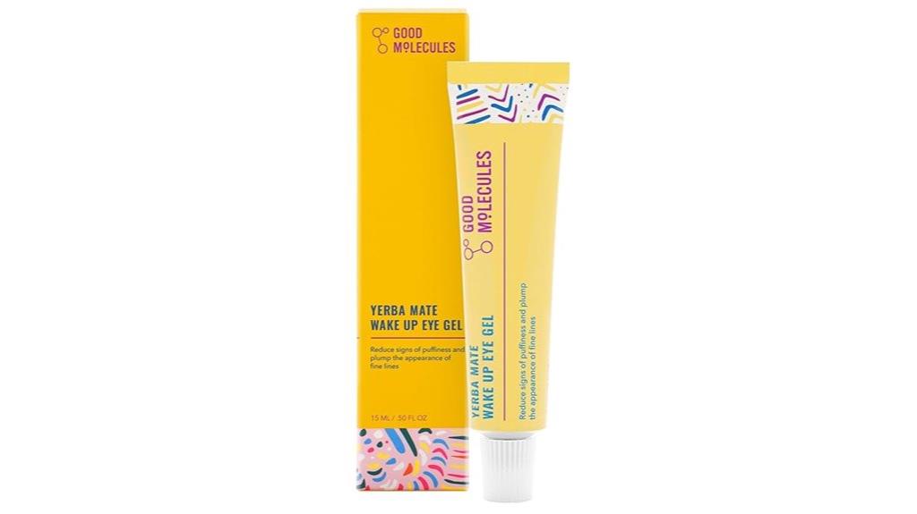 eye gel with caffeine