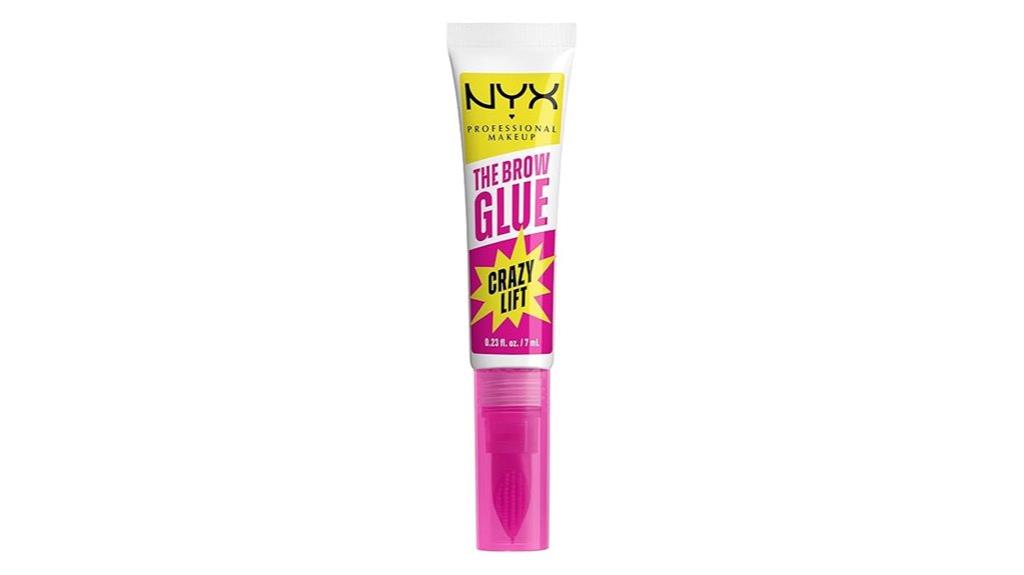 eyebrow gel with styling comb