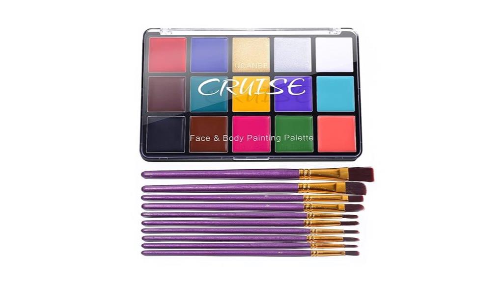 face and body paint kit