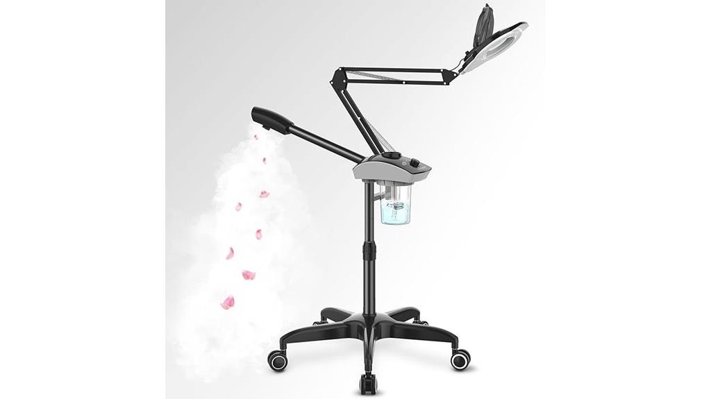 facial steamer with lamp